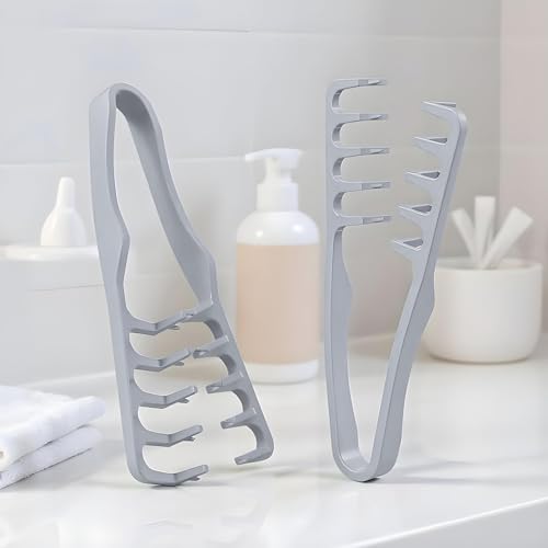 Image of 2 Pcs Curl Brush, Hair Brush and Comb Brush Set for Men and Women, Curly Hair Brush with Round Comb for Styling, and Straighten Out Hair, Travel Friendly Hairbrush for Dry or Wet Hair