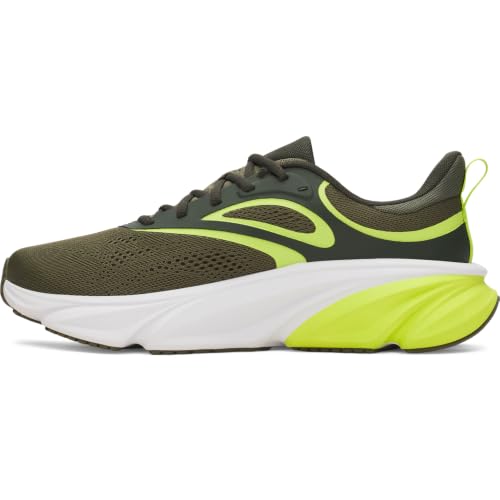Under Armour Herren Charged+ Rogue 6 Laufschuhe, (390) Marine Od Green/Green Citrin/Cyber Green, 12 – Ansicht 1