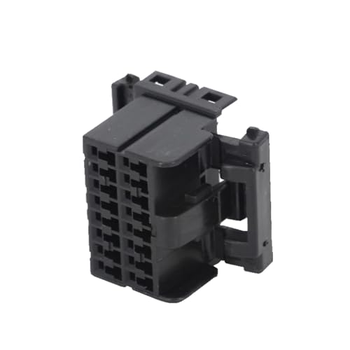 Conector de 16 pines con funda plástica negra robusta modelo DJ7161Y-1.2-21 3