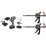 髙儀(Takagi) SHARE LINK 18V 充電式マルチツールセット+ホビークイックバークランプ ブラック 100mm 2個組【セット買い】