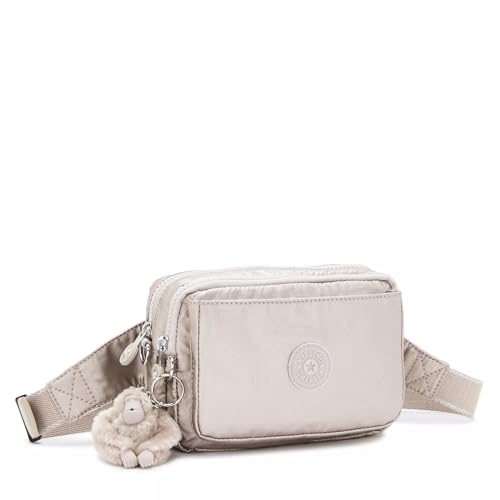Image of Kipling Women's Abanu Multi Crossbody Bag, Lightweight, Adjustable Nylon Waist Pack with Multi-Compartment Zip Pockets