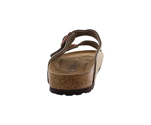 Image of Birkenstock Arizona Narrow Unisex Shoes Size 7, Color: Taupe-Brown