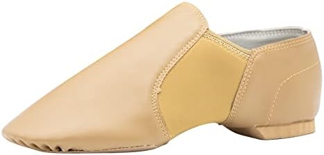 ARCLIBER Brown Jazz Shoes for Women/Big Kid Slip On 6.5M US
