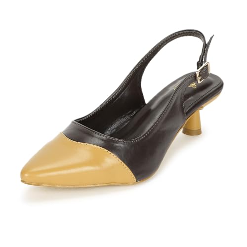 Image of Marc Loire Women Solid Pointed Toe Pump Shoes with Stilettoes Heels for Parties and Formal Occasions