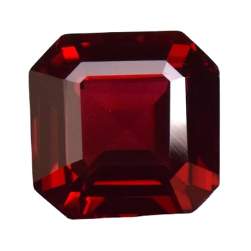 Grenat naturel émeraude 9.72mm facetté de qualité gemme pour haute joaillerie