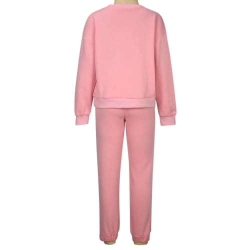 Chándal de algodón para mujer con capucha y pantalón de correr casual 6