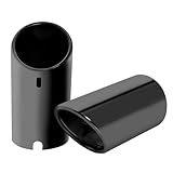 Bielpord Set of two Exhaust Tips Tail Throat Exhaust Pipe 2.75-inch Inlet For VW Volkswagen 1.4t-1.8t JETTA 2009-2018/ SAGITAR 2012-2017 /GOLF 7 2013-2015 / POLO 2012-2014 /TiGuan 2010-2017