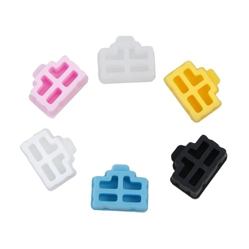 Tapas RJ45 antipolvo azules para puerto Ethernet de PC y router pack de 60 3