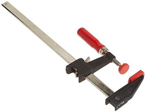 Bessey Clutch Style Bar Clamps - 12 In 600 lb - GSCC2.512- Woodworking Clamps with Ergonomic Handle, Non-Marring Pads, Durable Cast-Iron Jaws & Serrated Rail for Carpentry & Cabinetry - Image 2