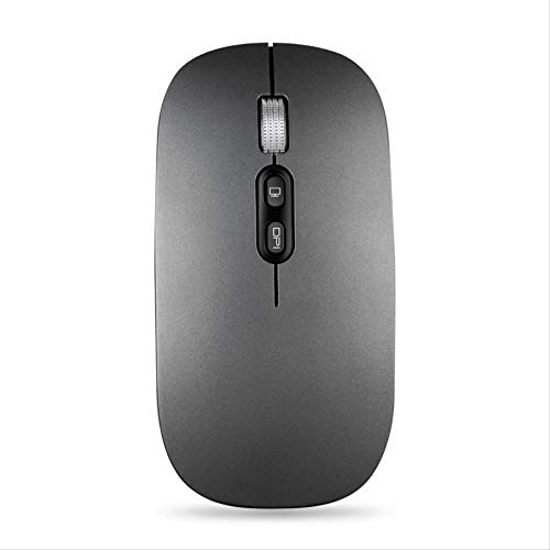 Souris sans fil 2,4g ultra-mince noire et silencieuse pour ordinateur portable