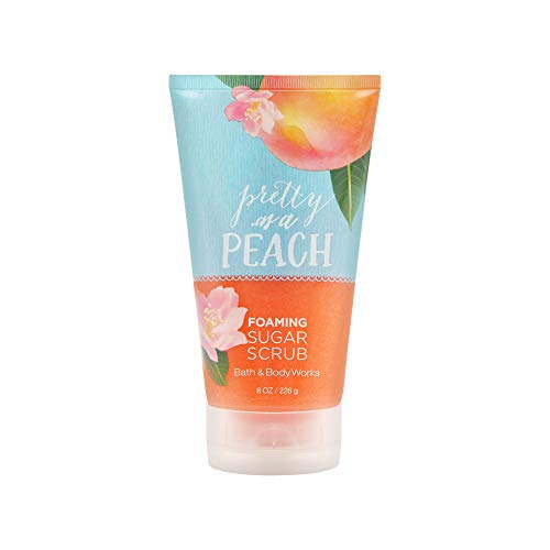 Bath & Body Works Foaming Sugar Scrub, Pretty as A Peach, 8 Ounce