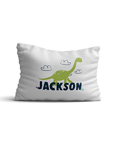 Desert Cactus Kids' Personalized Custom Pillowcase with Name #3 Boy Version Dinosaur Boys & Girls Pillow Case Bedroom