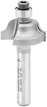 Amana Tool - MRD0304 Carbide Tipped Miniature Roman Ogee 25/32 Dia x 3/8 x 1/4" Shank