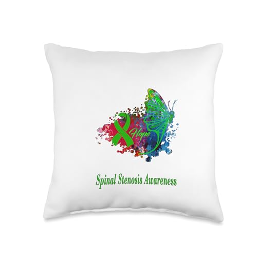 Spinal Stenosis Awareness Throw Pillow