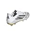 adidas Unisex-Adult F50 League Firm Ground, White/Black/Gold Metallic, 11