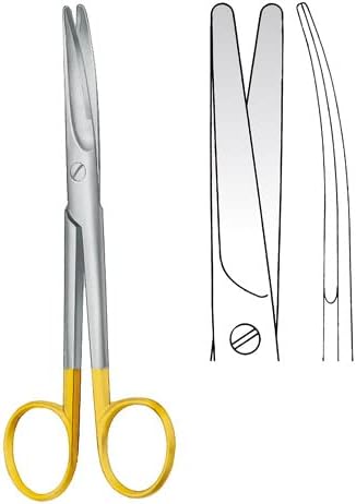TC Mayo Scissor 6" Str | Tungsten Carbide Tip Mayo Scissor 6 Inch Straight CE Surgical Instruments (TC_MAYO_SCISSOR_6"CVD)