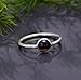 Natural Garnet Ring, 925 Sterling Silver Ring, Tiny Red Garnet Minimalist Ring, Dainty Gemstone Ring, January Birthstone Ring, Handmade Jewelry Gift For Love Mother Sister Friend