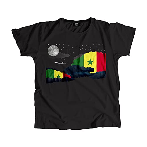 T-shirt Sénégal motif nuages de nuit pour exprimer votre passion du voyage