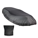 EVBOTGEE Universal Motorrad Sitzbezug Wasserdicht, Oxford Sitzbankabdeckung mit Gummiband für Roller & Moped, Schutz vor Regen Sonne Staub und Kratzern, Staubdichtes Sitzkissen Zubehör (XXL 70-115cm)