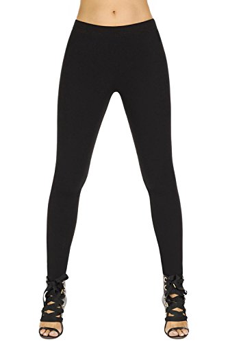 Leggings negros Octavia largos liso antitransparencias para comodidad diaria 2