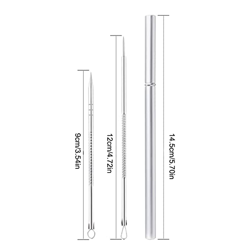 Ferramenta Pimple Popper - remoção e extrator Whitehead,Ferramenta Extratora para Comedone Zit com T