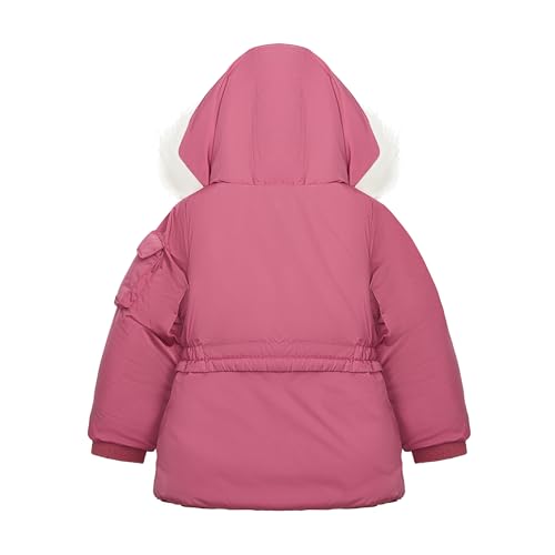 Image of LONDON FOG Girls' Heavyweight Utility Parka With Cozy Trim Hood