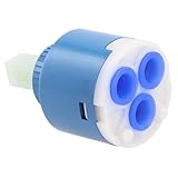 Convient pour les robinets à levier : cette cartouche est adaptée pour les robinets de salle de bain et de cuisine à levier qui nécessitent une cartouche de type sortie ouverte normale ou surélevée. Il assure un fonctionnement facile et un contrôle précis du débit d'eau.