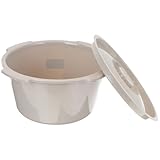 Toilettes portables à seau : fabriquées en polypropylène robuste, elles sont durables et pratiques, et peuvent être utilisées pendant longtemps. ce seau peut remplacer celui d'une chaise percée