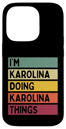 I'm Karolina Doing Karolina Things �ʔ����J�X�^���l�[�� �X�}�z�P�[�X iPhone 14 Pro �p
