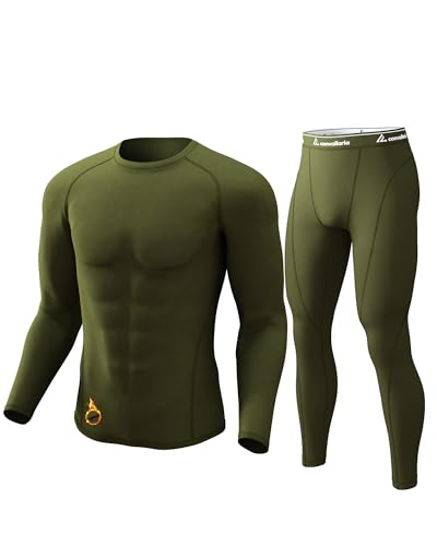 CL convallaria Thermal Underwear for Men Long Johns Winter Hunting
