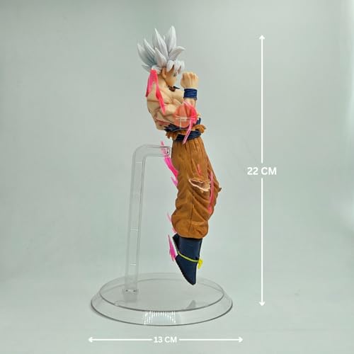 Image of Goku Ultra Instinct Action Figure Dragon Ball Z | 23cm White Hair Mastered UI Goku Collectible Statue with Aura Effects | Goku Ultra Instinct Action Figurine for Anime Fans & Collectors