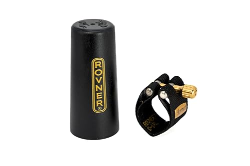 image for Rovner Ligature & Plastic Cap for Alto Standard Saxophone - MKIII Liga