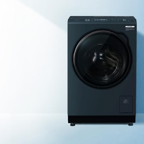 AQUA ドラム式洗濯乾燥機 まっ直ぐドラム 洗濯12kg 乾燥6kg AQW-DXS12A-L 台無し(左開き:ブラック)|京都 アクア コンパクト 大容量 ヒートポンプ 泡フルウォッシュ オゾンエアウォッシュ お湯洗いモード 除菌 通販