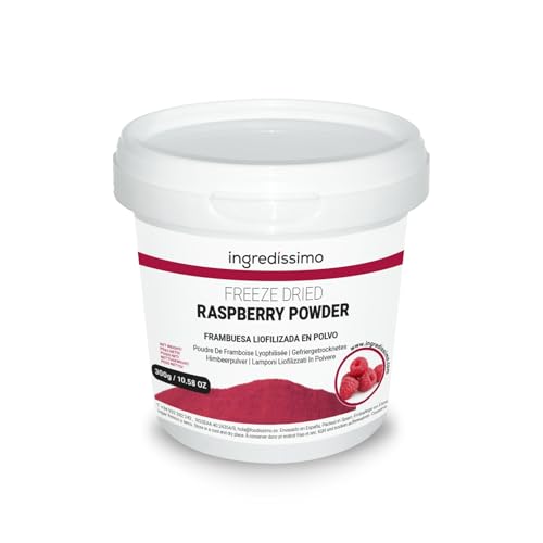 Ingredíssimo - Frambuesa Liofilizada en Polvo 300g | 100% Fruta | Vegano, Sin Azúcar Añadido | Sabor Intenso y Color