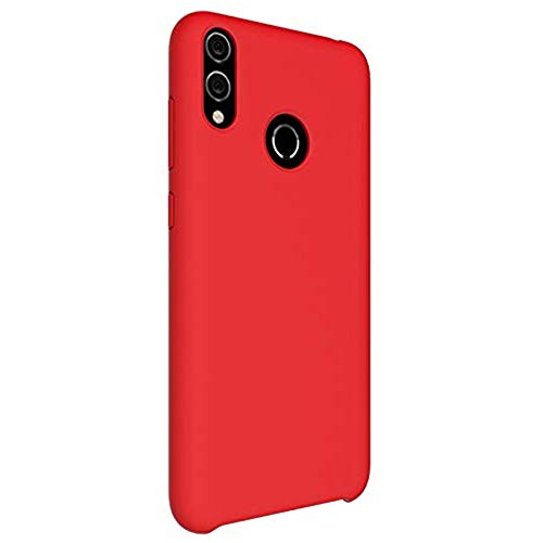 Alsoar Hülle ersatz für Moto G7 Hülle,Original Handyhülle Matte Weich Liquid Silicone Schutzhülle Bumper Case Schutz vor Stoßfest/Scratch Flexibel Dünn Cover mit Schutz für Moto G7 (Rot) Cover
