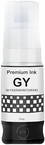 LAIPENG GI-53 GI53 Tinta Compatible Para PIXMA G550 G650 Impresora GI-53 BK GI-53BK GI-53C GI-53M GI-53Y GI-53GY GI-53R Múltiple De 6 Colores (Negro Cian Magenta Amarillo Gris Rojo