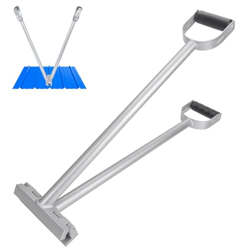 Outil 2 en 1 pour joints debout, outil manuel robuste pour toiture, pince à cintrer les tôles métalliques, sertisseuse-plieuse pour clôtures, abris et bordures de toiture