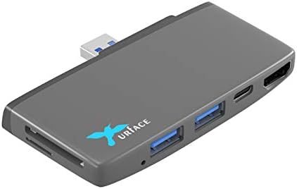 Hub USB C 3.1 Multifunción HDMI Lector Tarjetas para Surface Pro7