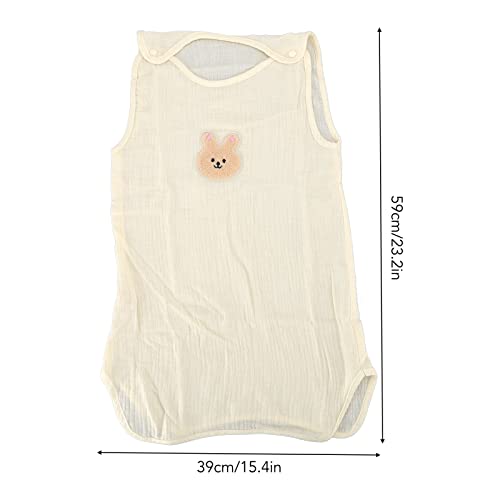 SALUTUYA Saco de dormir infantil, colete sem mangas para dormir de bebê, fresco, confortável, adequa