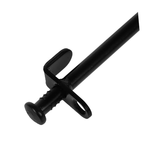 Anclajes negros de acero resistente BESTonZON para máxima seguridad en camping 8