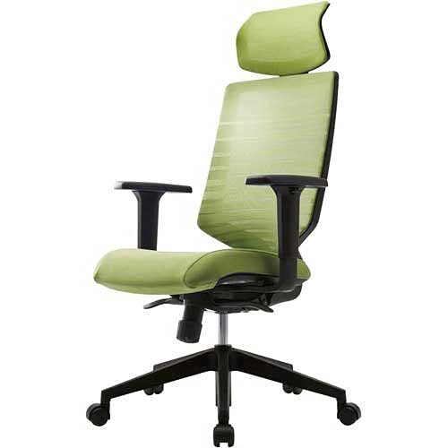 ファシス T30チェア用 オプションヘッドレスト グリーン