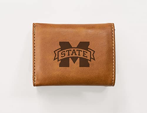 Image of Rico Industries NCAA Laser Engraved Trifold Laser Engraved Tri-Fold Wallet - Men's Accessory