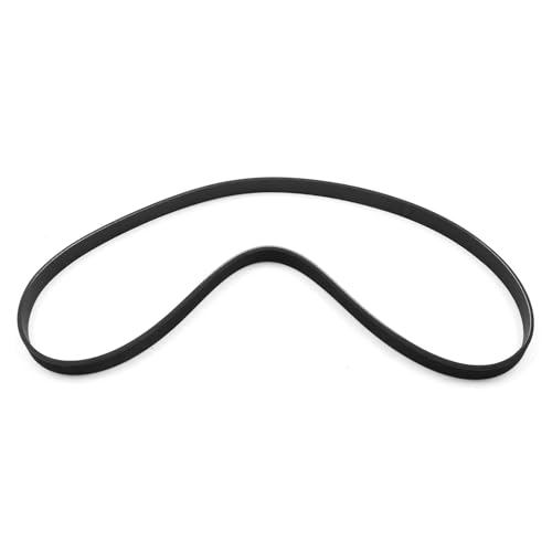 JUUDDENPARTS 6PJ490 Rubber Mower Drive Belt, Lawn Mower Belts, Mower Drive Belt Rubber Black, Closed Loop Timing Belt, Replac