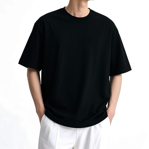 Mens T Shirts Short Sleeve Crew Neck Tees Soft Basics Cotton Undershirts2