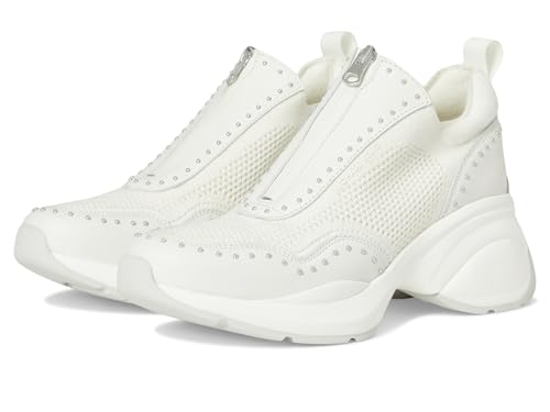 Michael Kors Womens Zuma Slip-On Trainer Optic White 7 Medium