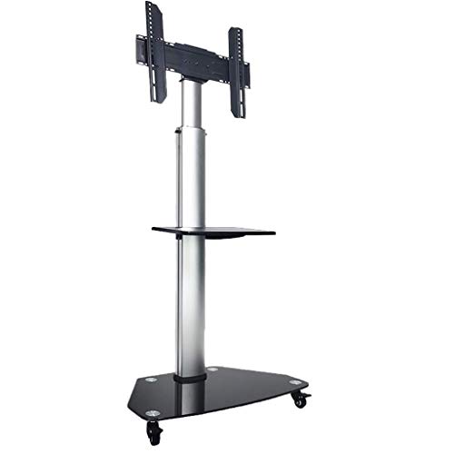 Soporte móvil para TV de 32-65 pulgadas con ruedas y bandeja