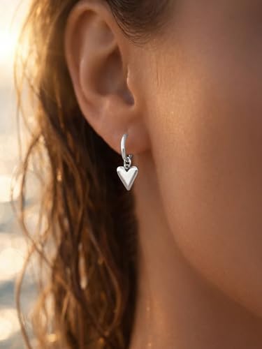 Image of Rubans Demi Fine Stainless Steel Hoop Earrings Daily Gift for Women & Girls
