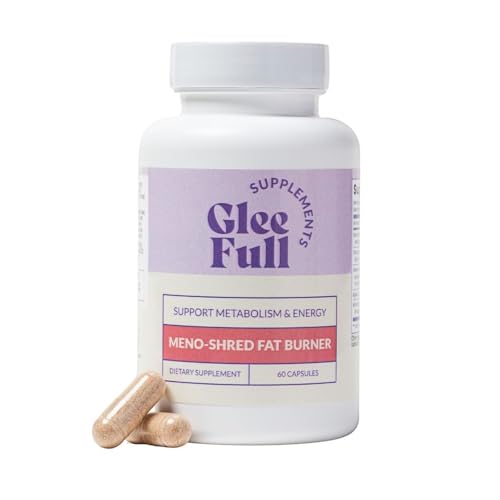 GLEEFULL SUPPS Meno Shred Fat Burner – Supports Metabolism & Helps Achieve Slimming Goals for Women