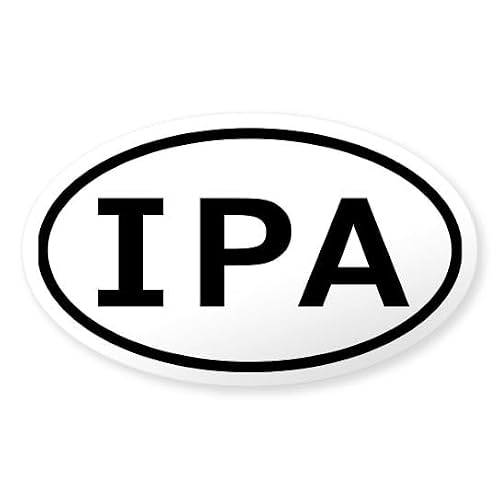 CafePress IPA Sticker Oval Car Bumper Sticker(10-Pack)