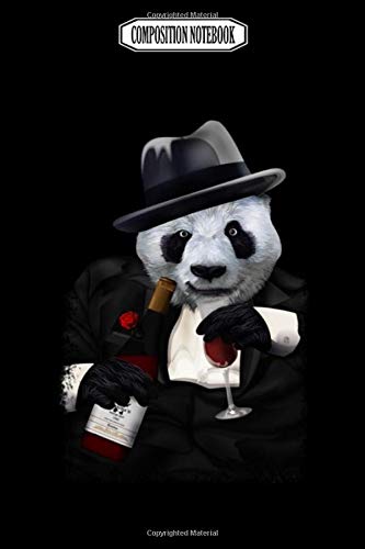 Composition Notebook: Hip hop panda boom box kungfu hiphop decor onsie talking square banana gloves panda notebook Journal Notebook Blank Lined Ruled 6x9 100 Pages